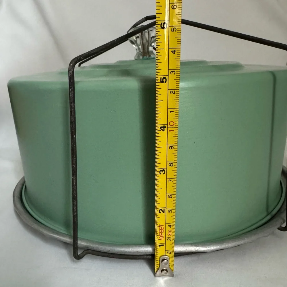 Vintage Cake Carrier Green - Picture 10 of 10